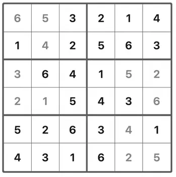 LinkedIn Mini Sudoku 164