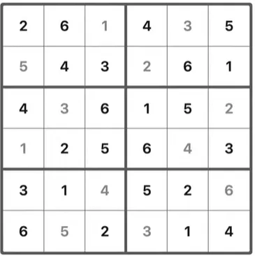 LinkedIn Mini Sudoku 205