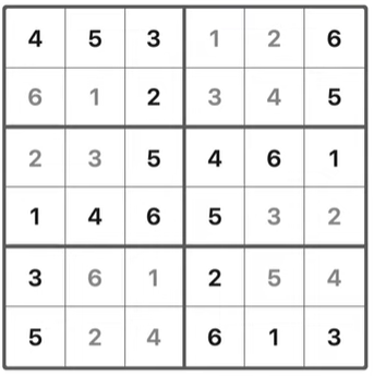 LinkedIn Mini Sudoku 217