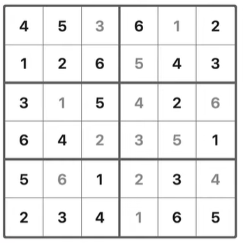 LinkedIn Mini Sudoku 218