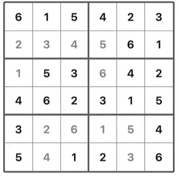 LinkedIn Mini Sudoku 221