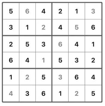 LinkedIn Mini Sudoku 222