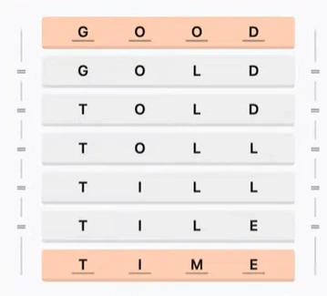 CrossClimb #735 verified word ladder solution