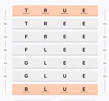 CrossClimb #737 verified word ladder solution