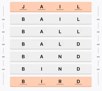 CrossClimb #739 verified word ladder solution