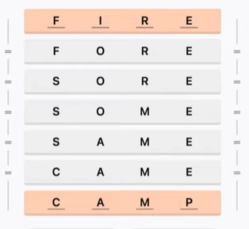CrossClimb #742 verified word ladder solution