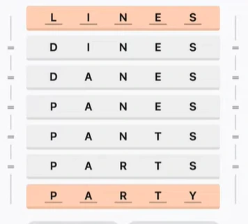 CrossClimb #745 verified word ladder solution
