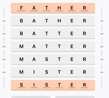 CrossClimb #746 verified word ladder solution