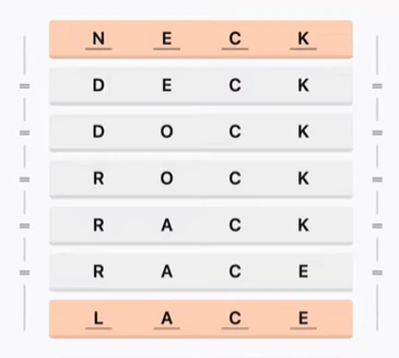 CrossClimb #748 verified word ladder solution